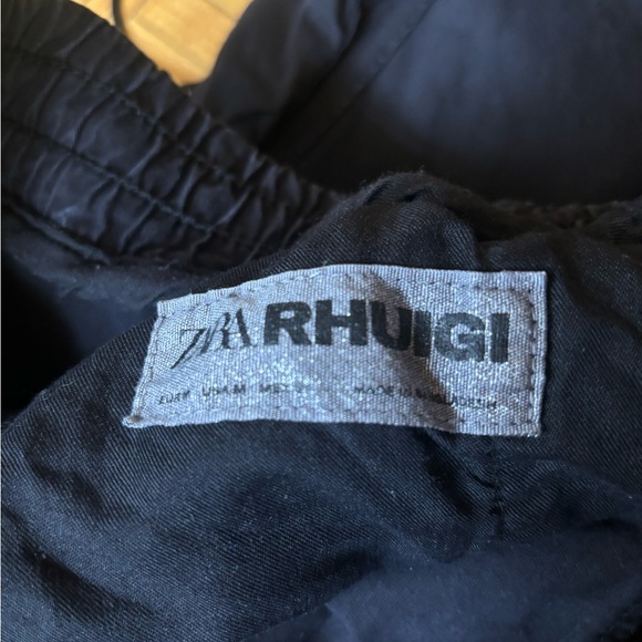 Zara x Rhuigi Snap Cargo Pant Size Medium Black Rhu Rhude Pants - Picture 6 of 6